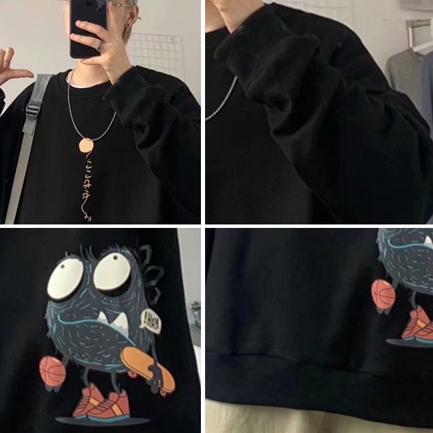 Áo Nỉ Tay Dài Bằng Cotton Mềm Hợp Thời Trang Phong Cách Hàn Quốc 2020 Cho Phái Nam | BigBuy360 - bigbuy360.vn