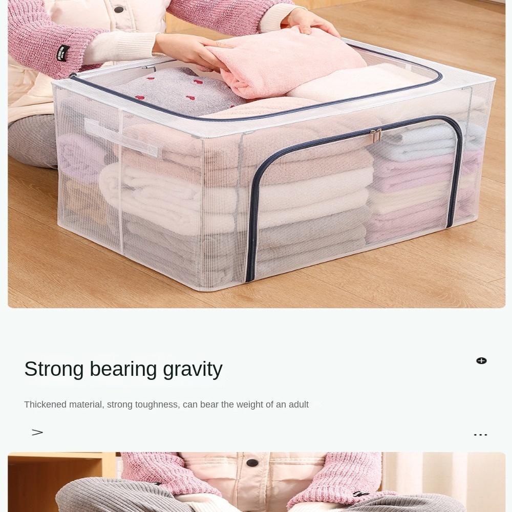Hộp Đựng Chăn Mền Trong Suốt Chống Thấm Gấp Gọn Tiện Lợi