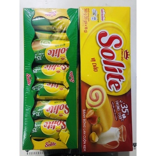Bánh bông Lan cuộn solite 360g