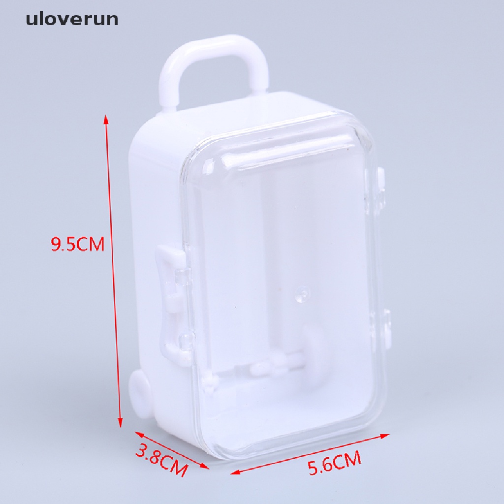 Va Li Kéo Mini Bằng Nhựa Dễ Thương Cho Nhà Búp Bê