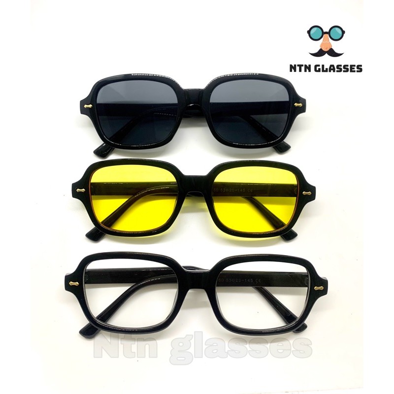 Gọng cận kính mát GC NTN Glasses, Kính râm cao cấp thời trang dành cho Nam Nữ, Thay cận