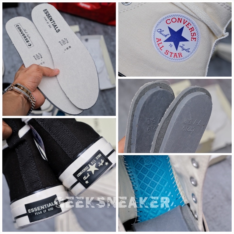 Giày Sneaker Cổ cao - Converse x Fear of God ESSENTIALS CVS FOG