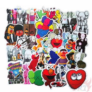 Sticker kaws set 60 cái ép lụa / hình dán kaws dễ thương