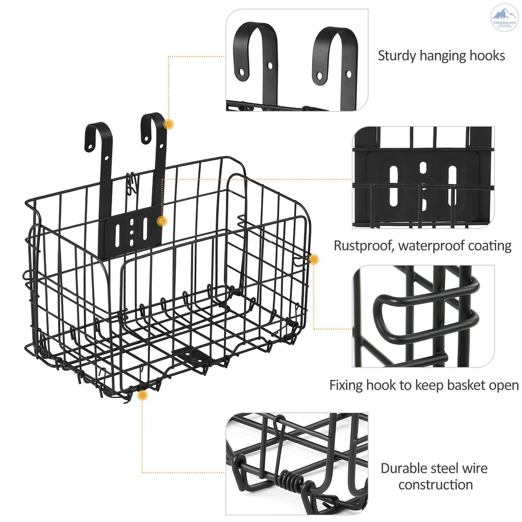 Giỏ Đựng Vật Dụng Tiện Lợi Gắn Tay Lái Xe Đạp