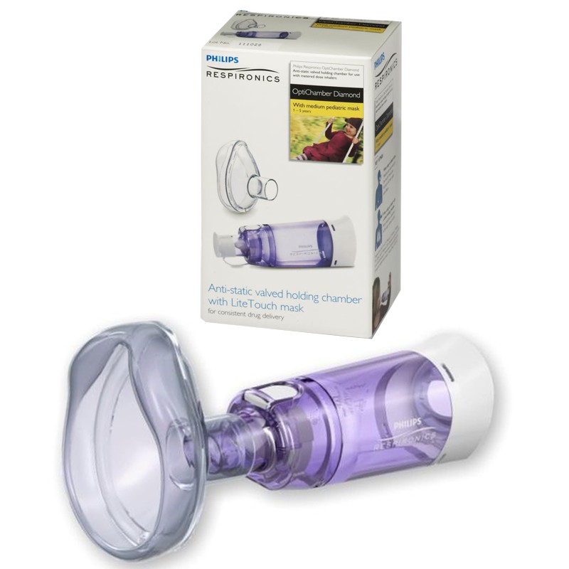 Buồng đệm xịt hen, buồng hít hen suyễn (Babyhaler) Philips Respironics