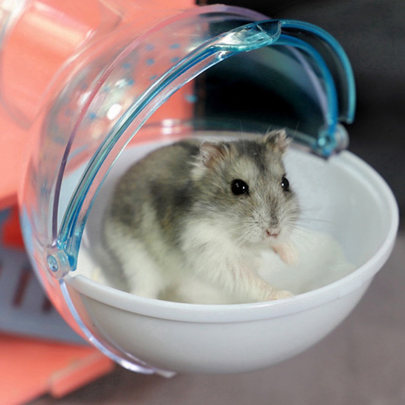 Hộp Nhựa Acrylic Đựng Cát Tắm Cho Chuột Hamster Tiện Dụng