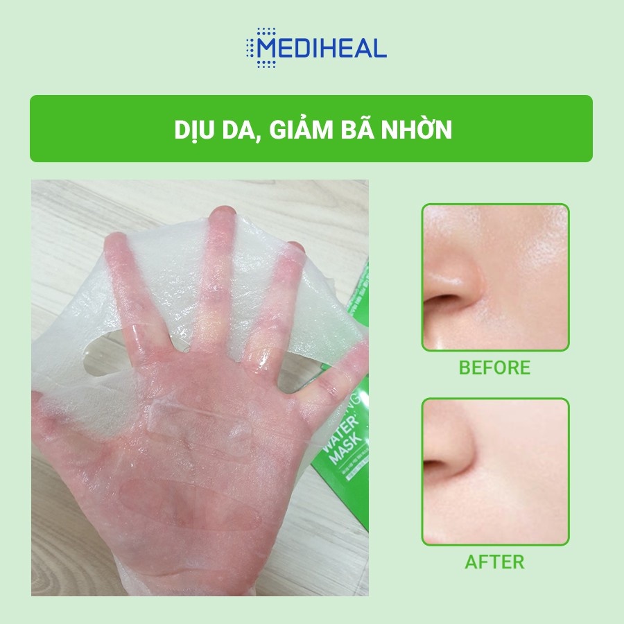 Mặt Nạ Làm Dịu, Dưỡng Trắng Da Mediheal Double Calming Water Mask 20ml