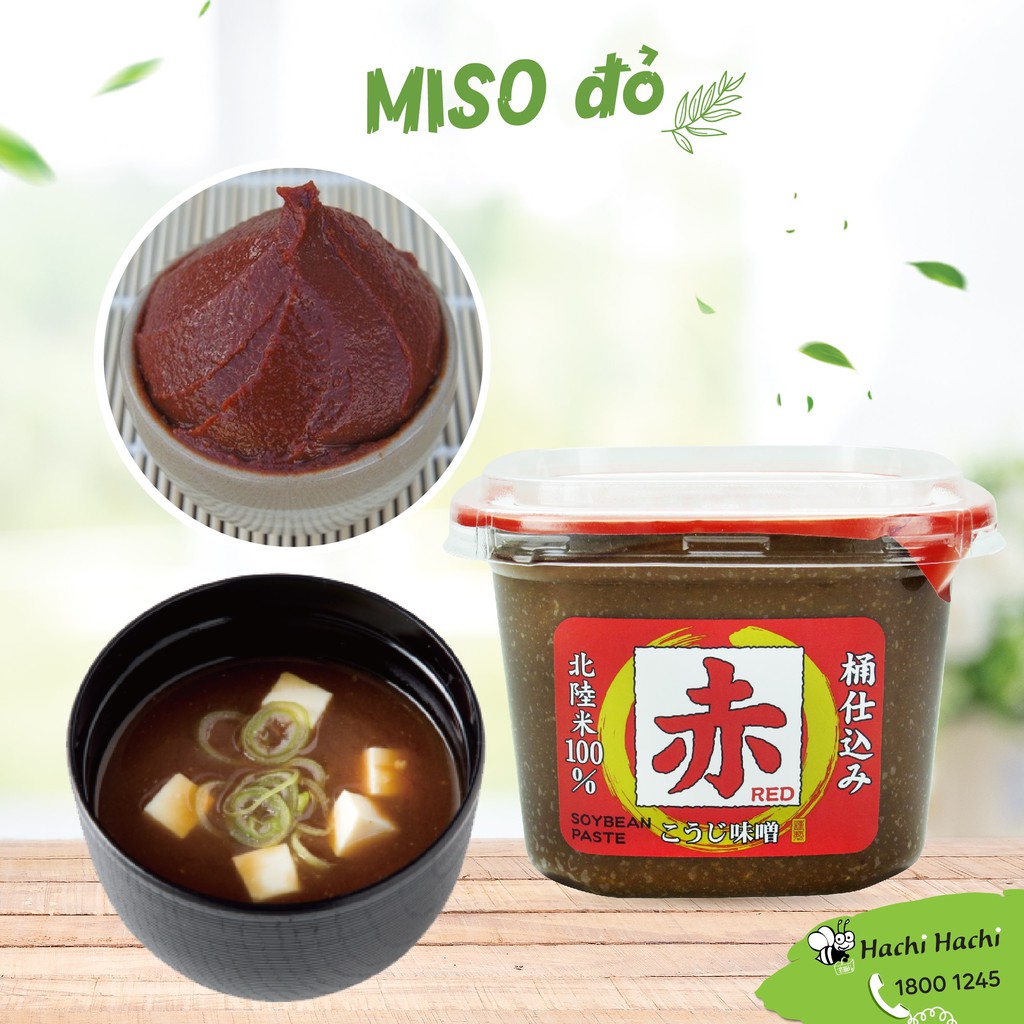 Miso đỏ Yamagen 500g - Hachi Hachi Japan Shop