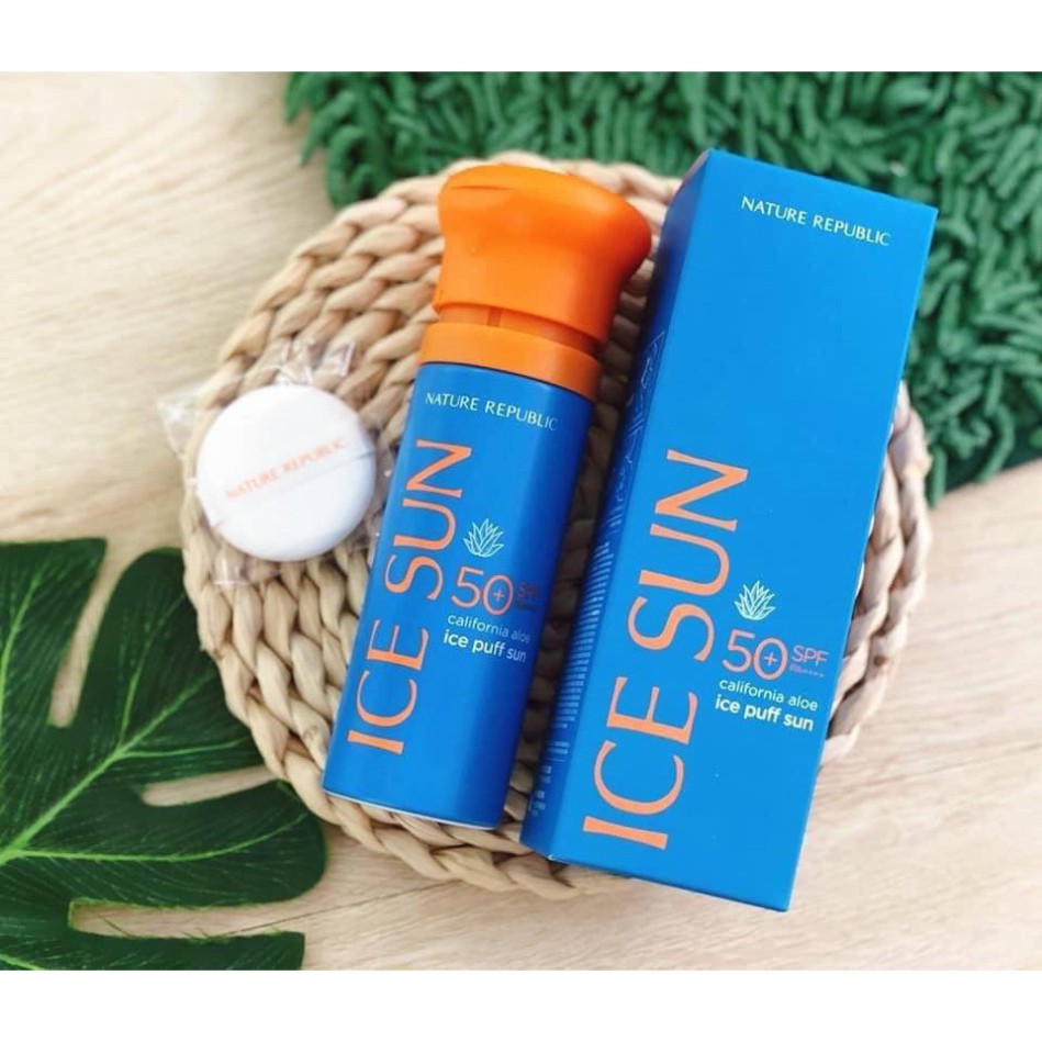 Mẫu mới Kem Chống Nắng Provence Calendula Ice Puff Sun SPF 50 PA+++