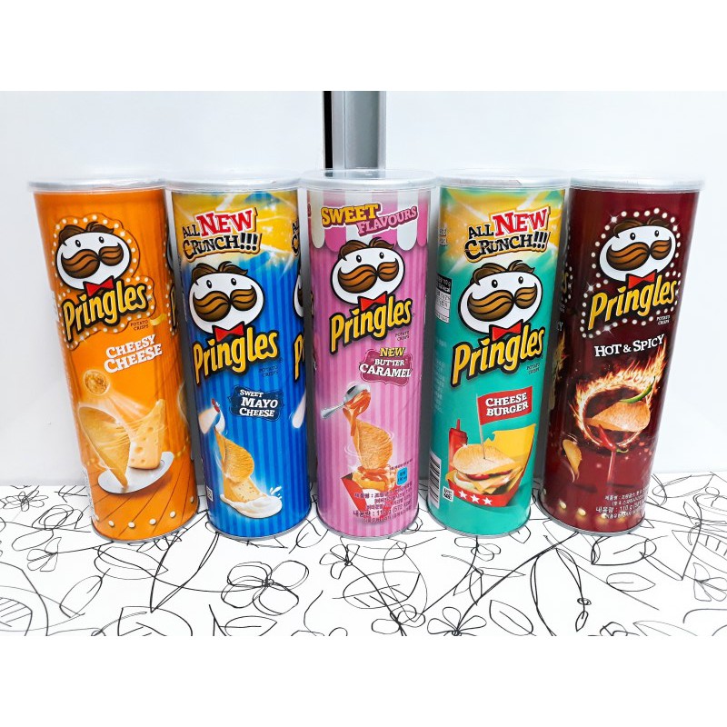 Đủ Vị Khoai Tây Chiên Pringles Hộp 110g (Ăn Vặt Ngon Mê Say Ăn Cực Thích Cực Đã)