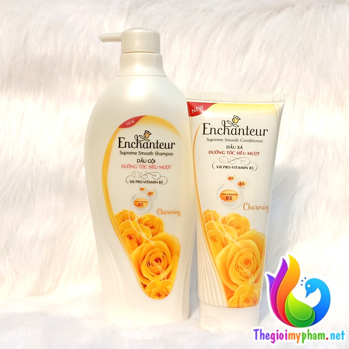 Dầu Gội Enchanteur Charming 650g + Dầu Xả Enchanteur Charming 170g