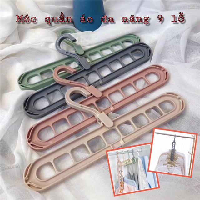 [SMARTHOME] Móc quần áo thông minh, Tiết kiệm diện tích (Có video hướng dẫn) MOCQA