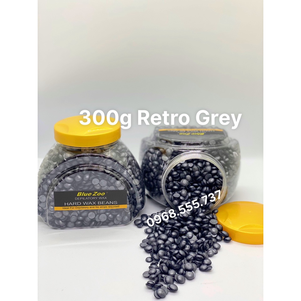 100g Sáp wax lông Bluezoo Retro  Premier Than tre dưỡng trắng da và ngăn ngừa kích ứng trên da