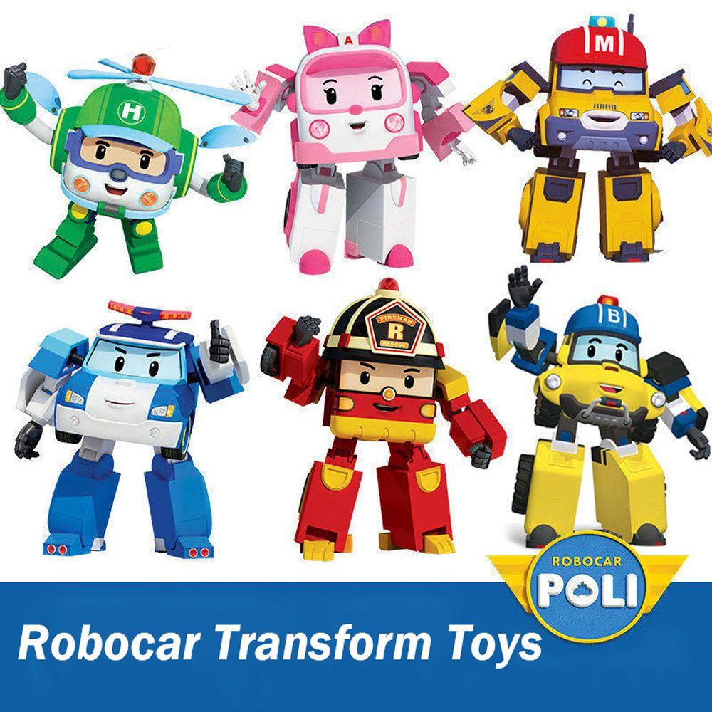 HARRIETT Mô Hình Nhân Vật Robocar Poli Biến Hình Độc Đáo