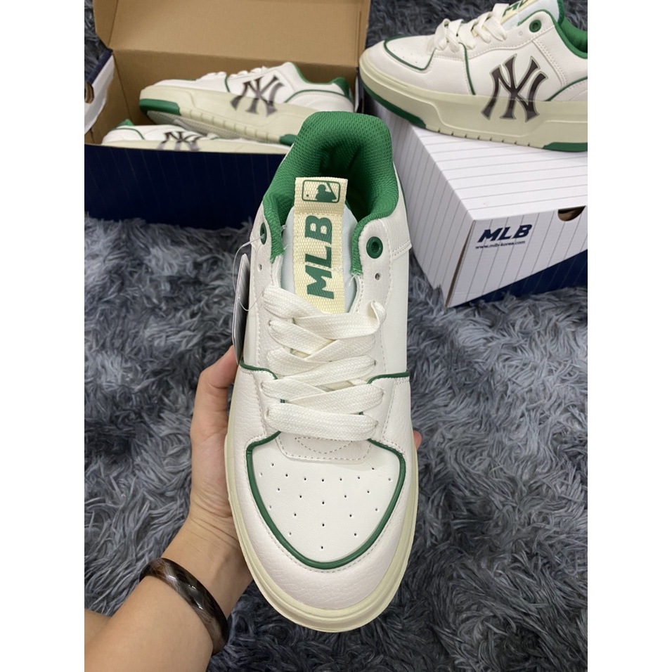 Giày MLB Chunky Liner Green, Black bản đẹp, Giày thể thao Chunky LIner NY hotrend 2022