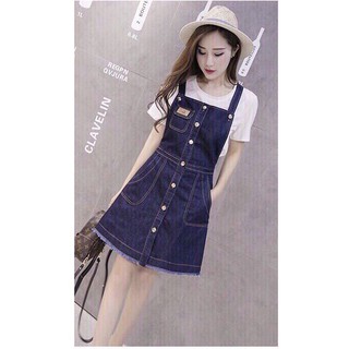 Đầm Yếm Jean 2 Dây Thời Trang, Giá Tốt Nhất