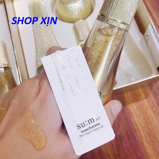 [NIGHT] Tinh Chất Vàng Dương Da Ban Đêm Sum37 Losec Summa Elixir Night Ampoule (Gói)