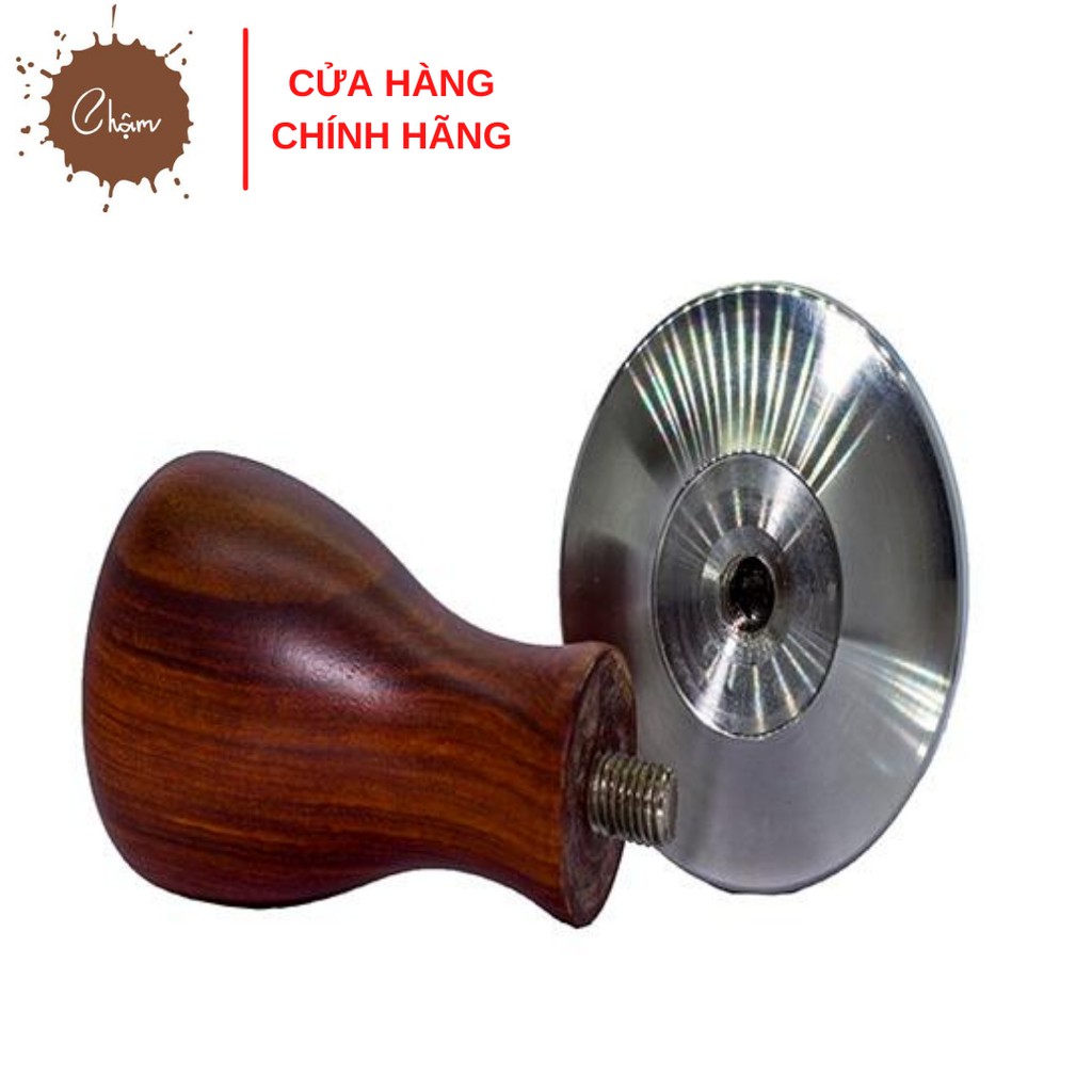 Tamper nén cà phê 58mm cán gỗ