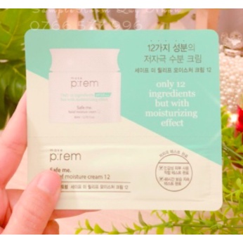 MBC Kem Dưỡng Ẩm Da Safeme Relief moisture cream MPr 12 mini tuýp 10ml