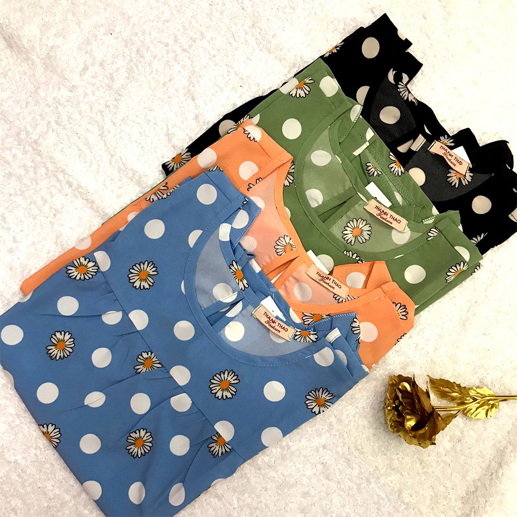 Đồ Bộ Nữ B03 VNXK Chất Liệu Lanh Lụa Họa Tiết Bi Hoa Cúc Hot Trend | BigBuy360 - bigbuy360.vn