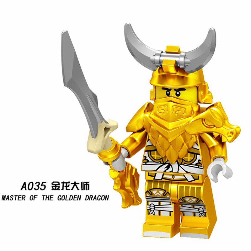 Đồ Chơi Khối Lắp Ráp Mô Hình Nhân Vật Lego Ninjago Thu Nhỏ Tùy Chọn Dành Cho Bé