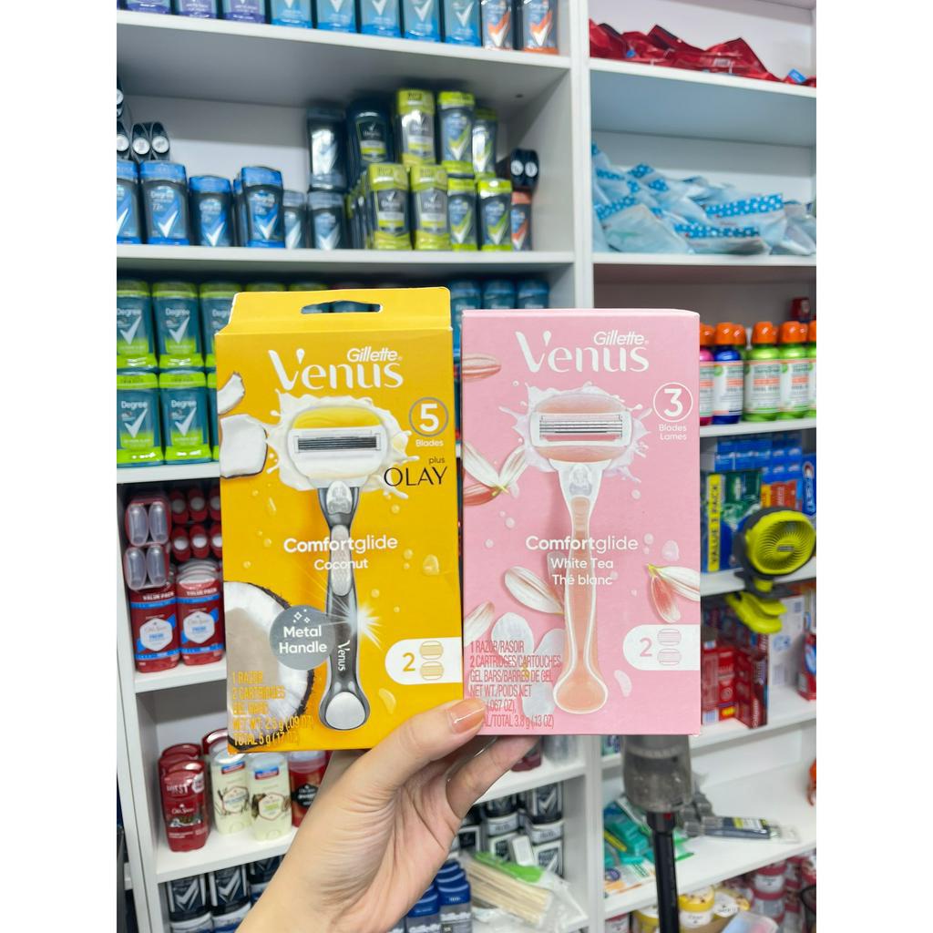 NHẬP MỸ - DAO CẠO NỮ GILLETTE OLAY VENUS COMFORTGLIDE COCONUT