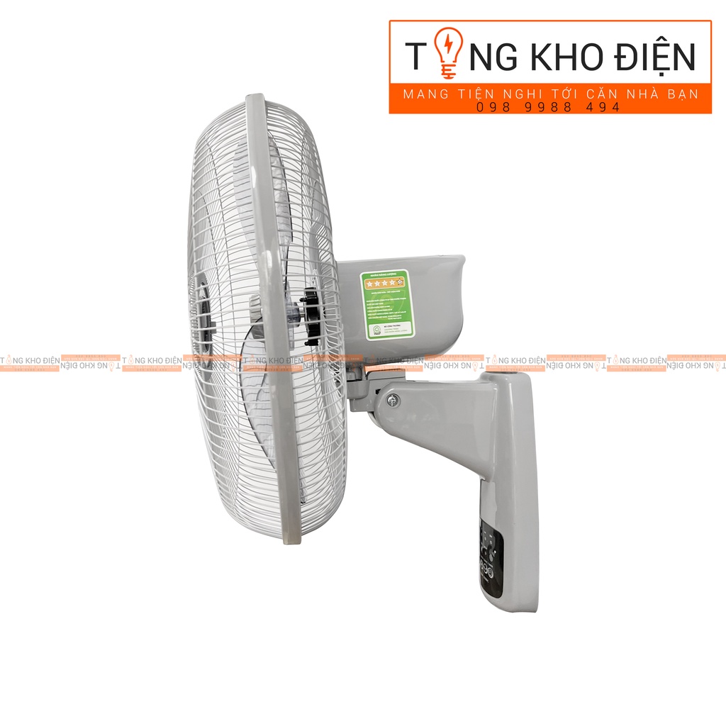 Quạt treo tường Nanoco NWF1610RC - Điều khiển từ xa [Chính Hãng]