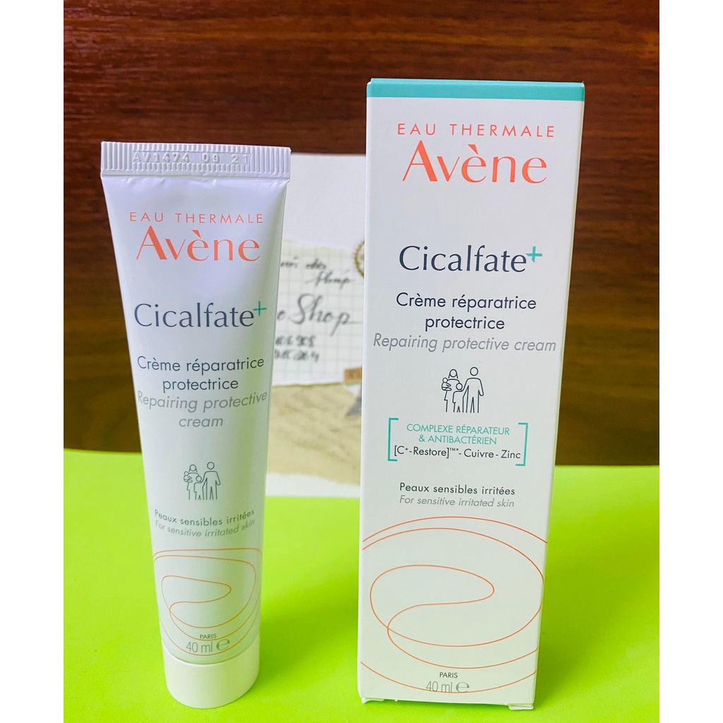 Kem phục hồi Avene Cicalfate + 40ml 100ml - nội địa Pháp / Creme reparatrice tái tạo da, làm lành thâm sẹo