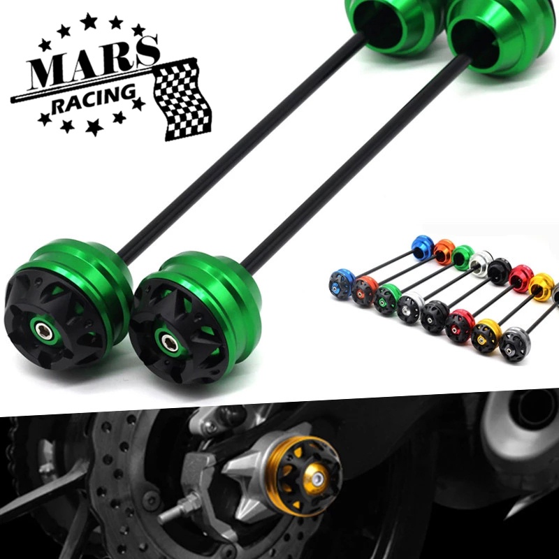 Phụ kiện xe máy Bánh trước Bánh sau Trục thả bóng Giảm chấn va chạm Thanh trượt Bảo vệ cho KAWASAKI Z800 Z1000 Z1000SX Z1000R NINJA1000 2021 2020