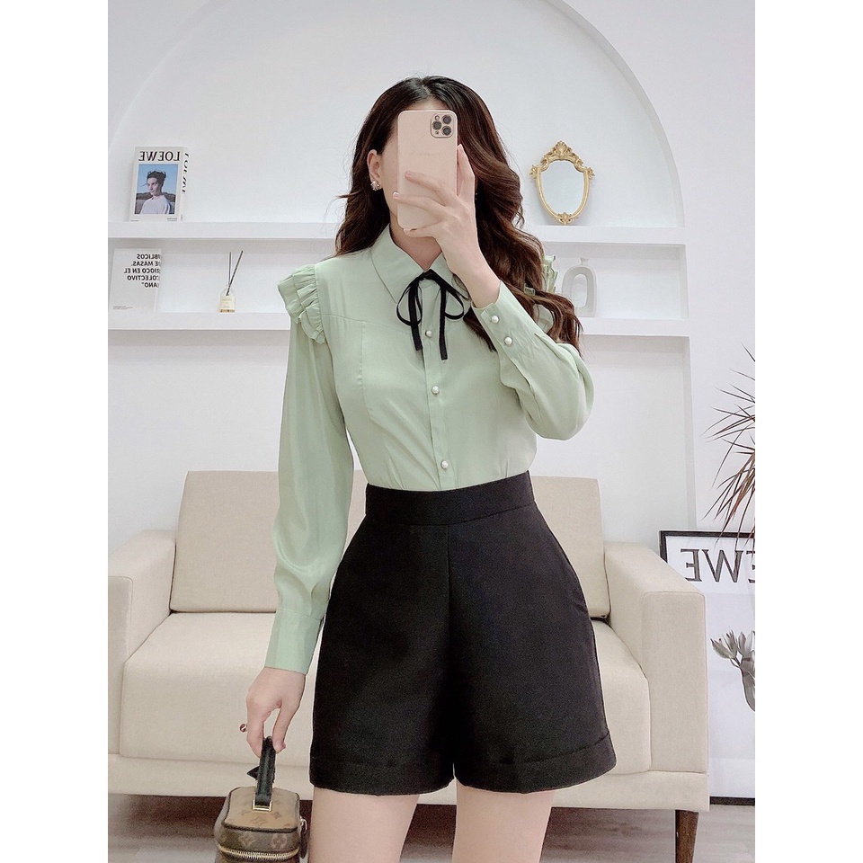 Quần Short Nữ Gập Gấu Ống Rộng Khóa Sau Thời Trang ZYM'S HOUSE K514, K550