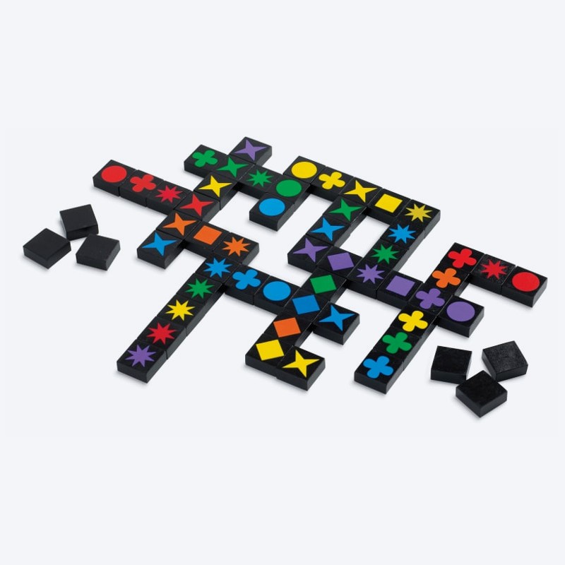 Qwirkle Board Game Đồ chơi bàn cờ gỗ thú vị dành cho trẻ em