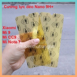 Cường lực dẻo Nano 9H+ chống va đập chống sứt chống mẻ cạnh Xiaomi Mi 9/ Mi CC9/ Redmi Note 7 full màn 98%