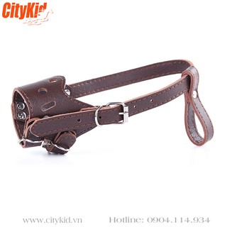 Rọ mõm chó bằng da