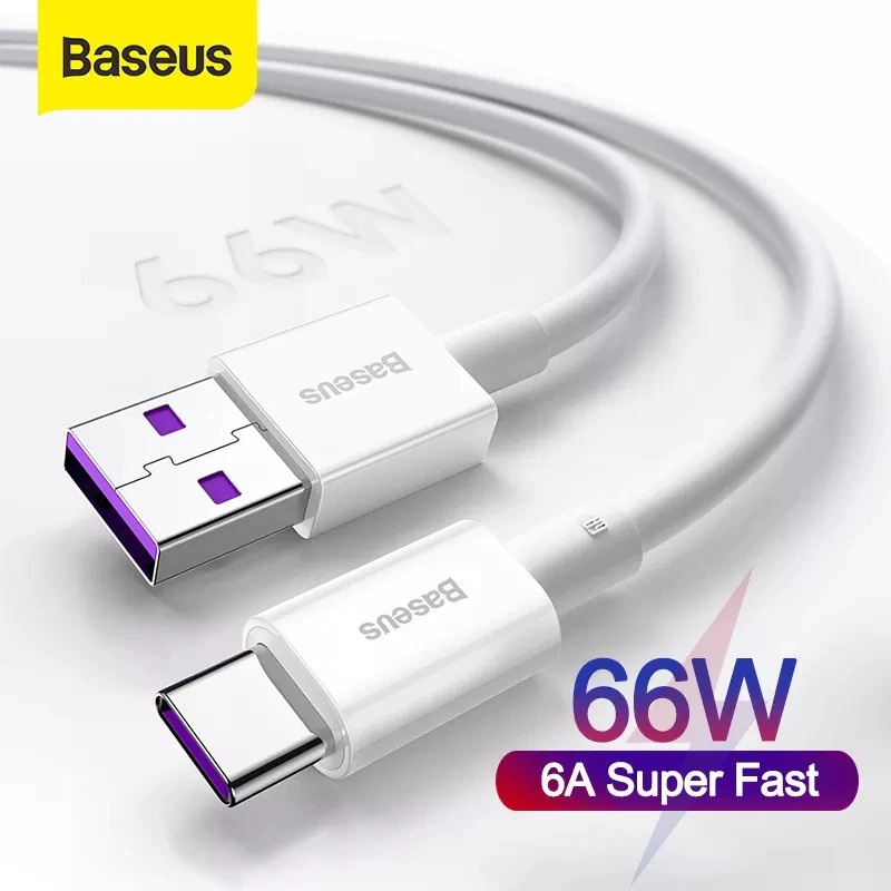Cáp Sạc Nhanh Và Truyền Dữ Liệu Baseus 66W Dòng Superior Từ Cổng USB Sang Cổng Type-C - TopLink