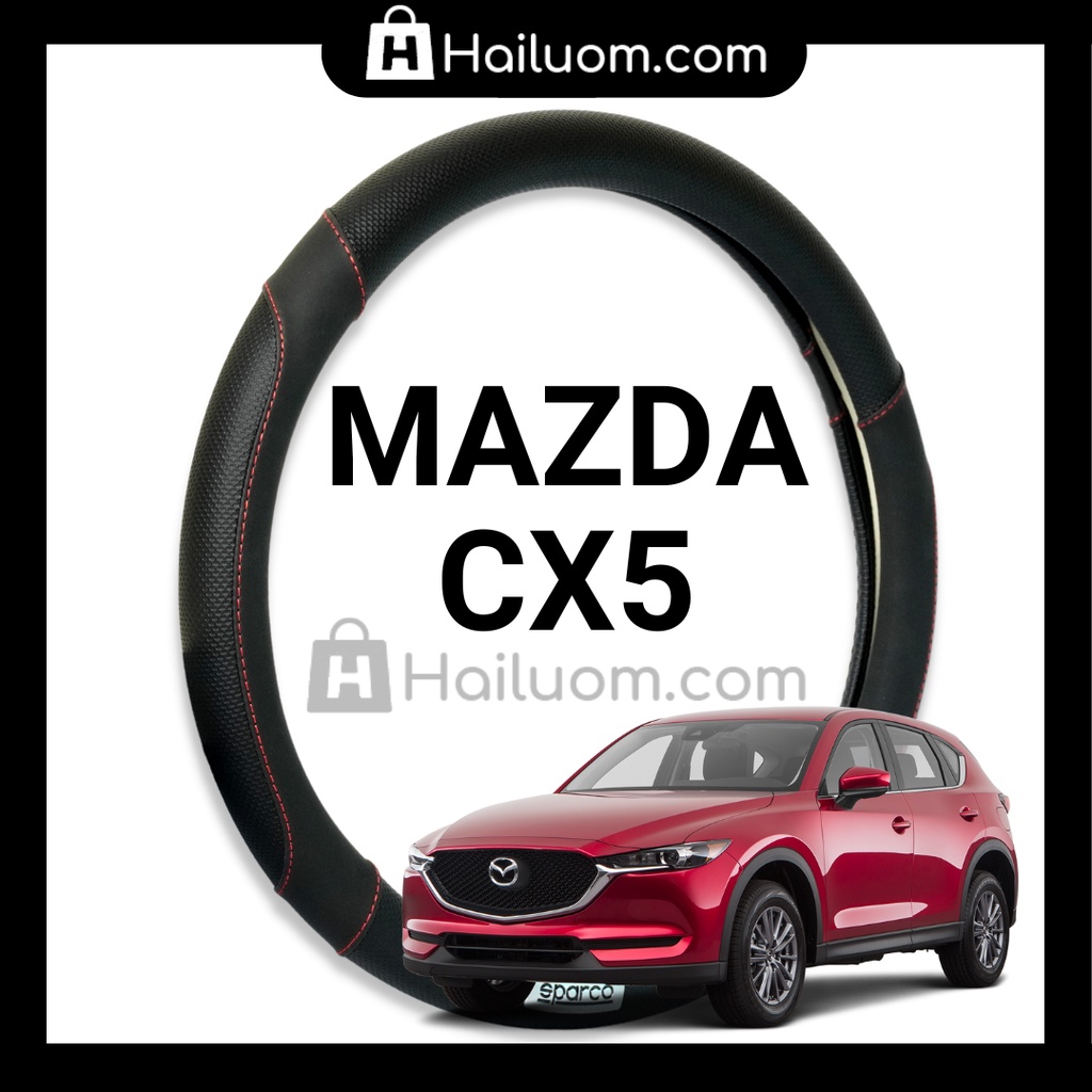 Bọc Vô Lăng ô tô MAZDA CX5 | Bọc Vô Lăng cao cấp Sparco Italy