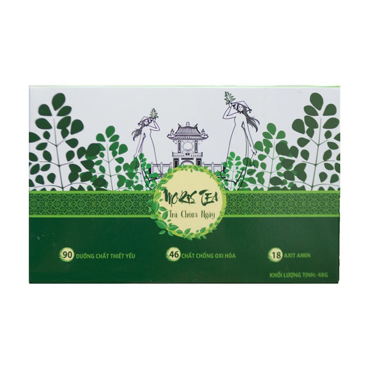 Combo Thải Độc: Một Hộp Viên Nang  Loại 120 viên Và Trà Chùm Ngây Moris