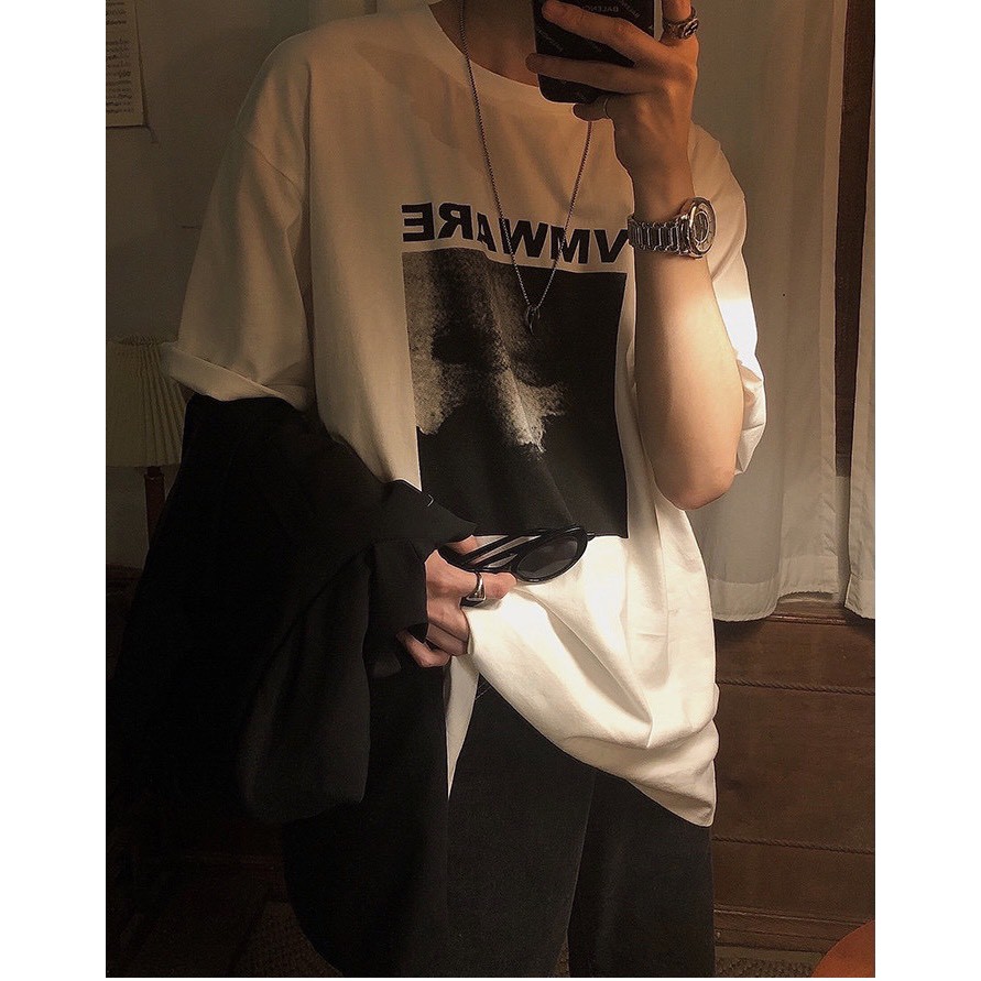 Áo thun tay lỡ Unisex NEKOSG, áo phông form rộng HT70