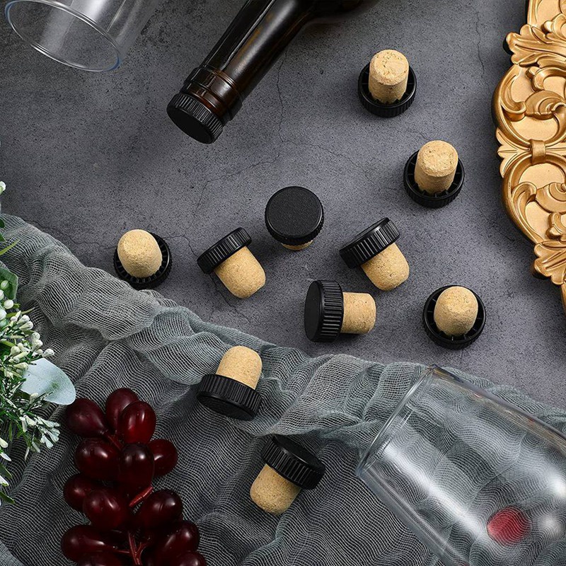 Nút Chặn Chai Rượu Hình Chữ T Bằng Gỗ Nhựa Tiện Dụng
