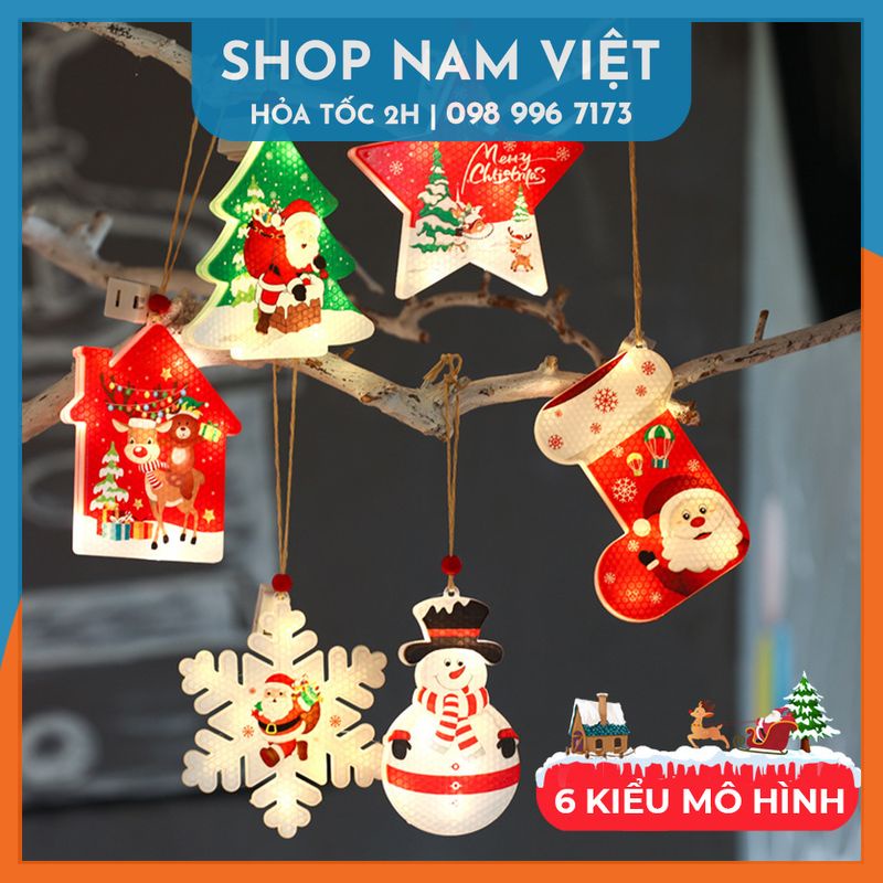 Đèn Led Mô Hình Giáng Sinh Trang Trí Cây Thông Noel