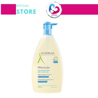 Sữa Tắm Gội Cho Bé A-Derma Primalba Gentle Cleansing Gel 500Ml