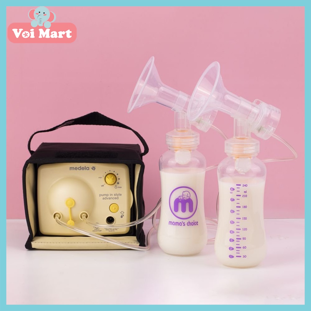Bình Trữ Sữa Cổ Hẹp Mama's Choice Dung Tích 150ml–240ml Tương Thích Các Loại Máy Hút Sữa Cổ Hẹp