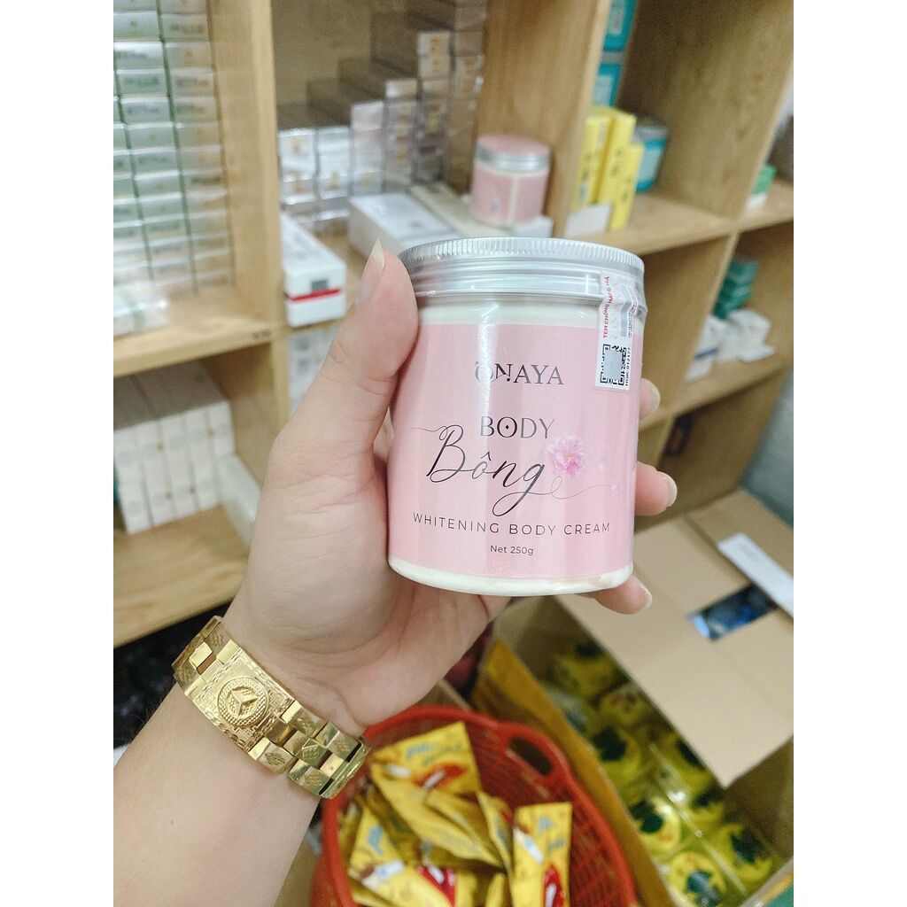 KEM BODY BÔNG ONAYA CHÍNH HÃNG DƯỠNG TRẮNG DA