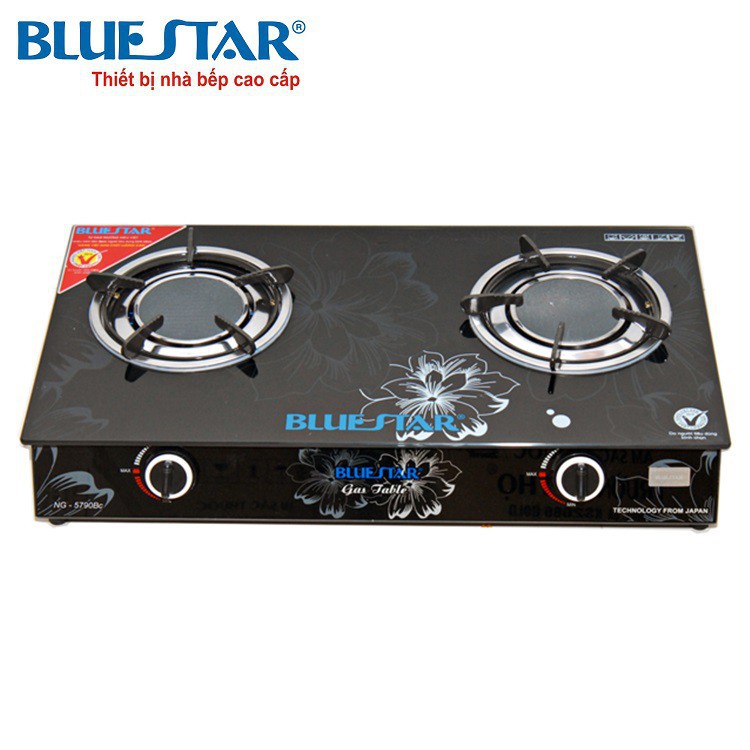 Bếp gas hồng ngoại Bluestar NG-5790BC (Vân hoa), Đánh lửa Magneto 2 vòng lửa