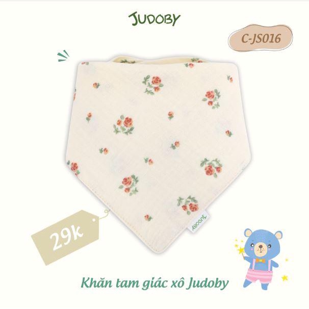 Khăn yếm/ khăn tam giác/ Yếm xô Tam Giác cao cấp khuy bấm cho bé Judoby