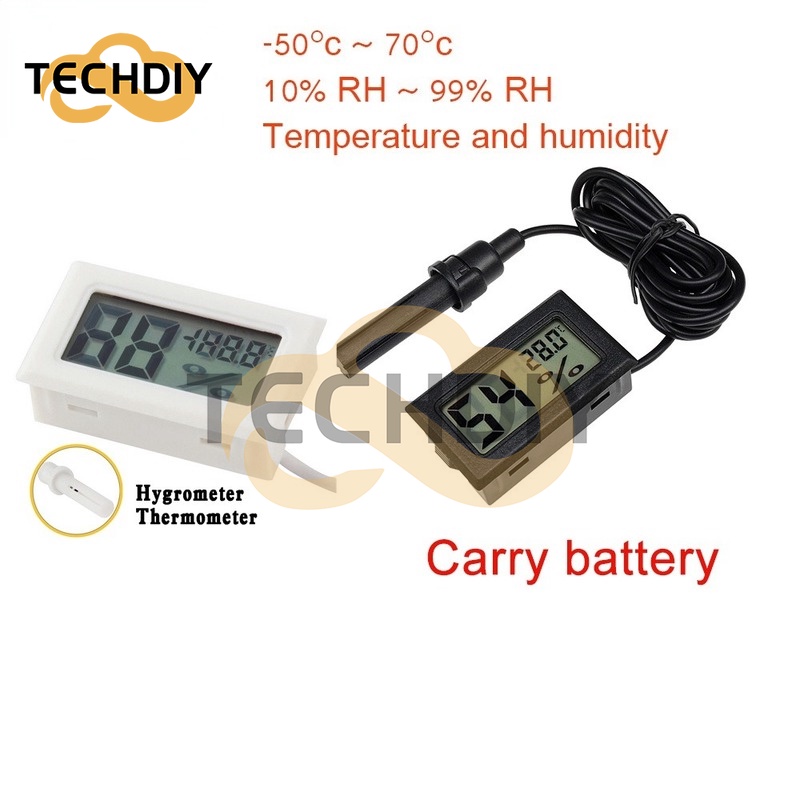 Nhiệt Kế Điện Tử Màn Hình LCD Cảm Ứng Nhiệt Độ