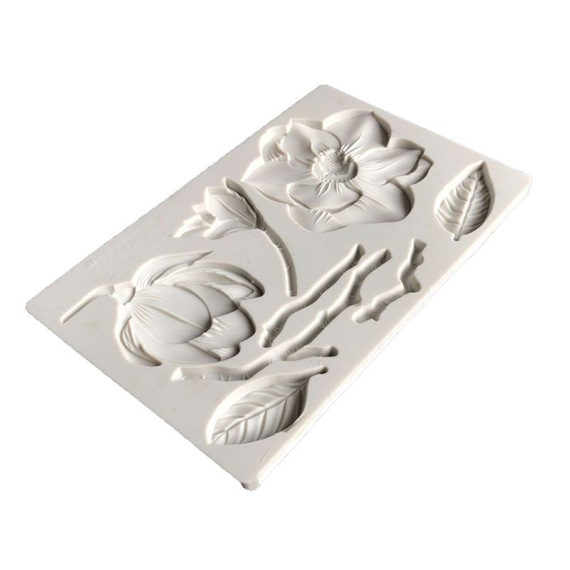 Khuôn Silicone Làm Trang Sức Resin Uv Hình Hoa Hồng / Trăng / Sao / Hành Tinh / Hoa / Mặt Trời