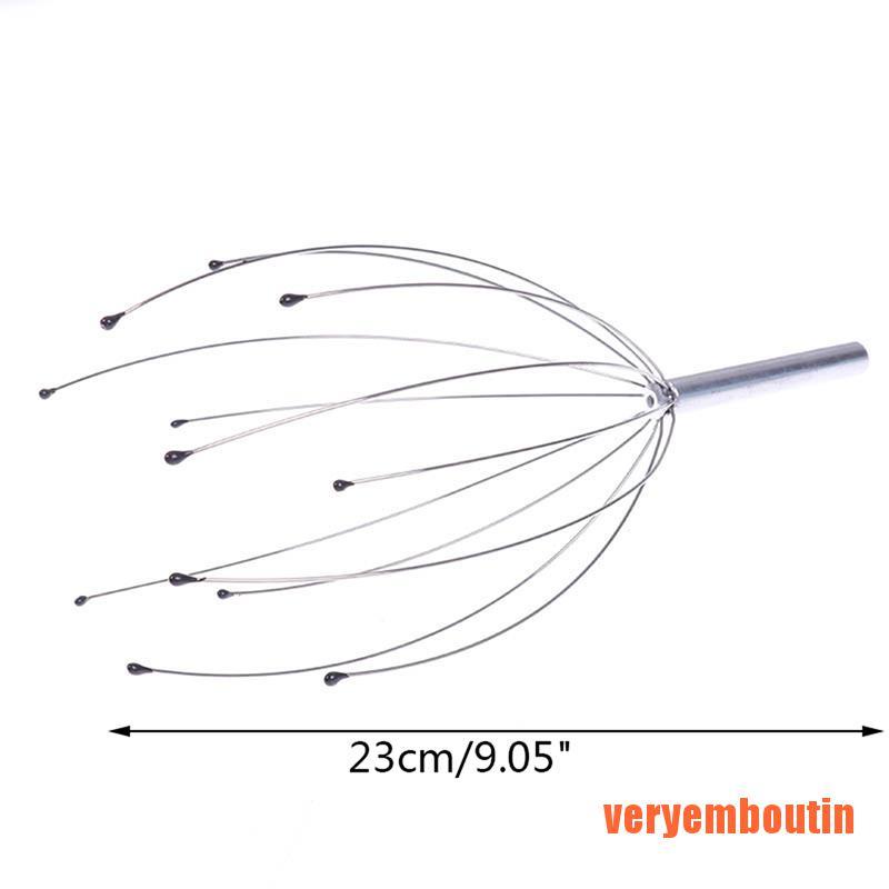 [Hàng mới về] Dụng cụ mát xa da đầu thiết kế kiểu 12 ngón tay tiện lợi