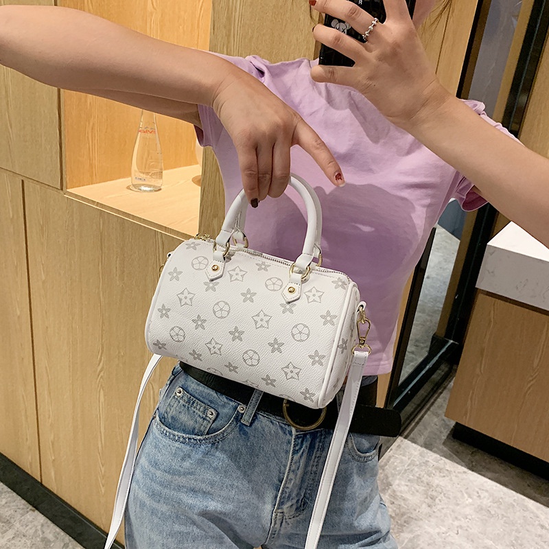 Túi đeo chéo mini da pu phong cách retro cho nữ