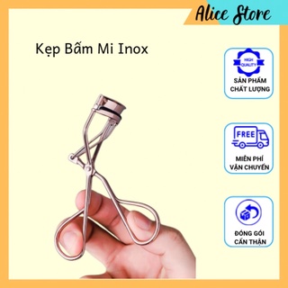 Kẹp bấm mi bằng inox nhỏ gọn kèm hộp đựng