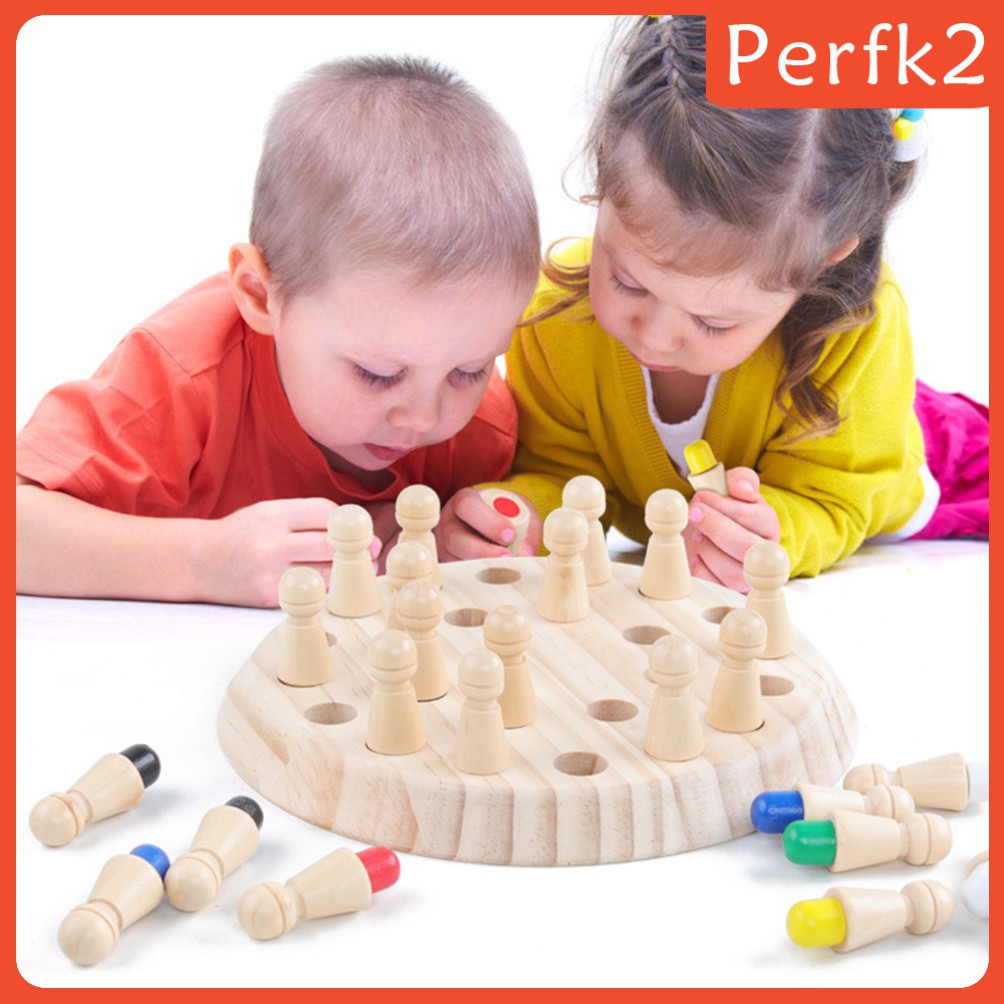 Set 2 Bộ Cờ Gỗ Rèn Luyện Trí Não Cho Bé